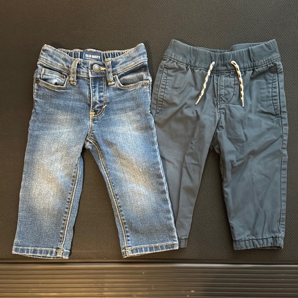 Old Navy Blue and Gray Jeans for Everyday Comfort